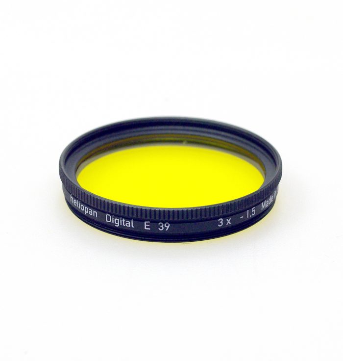 Heliopan 39mm yellow 12 filter
