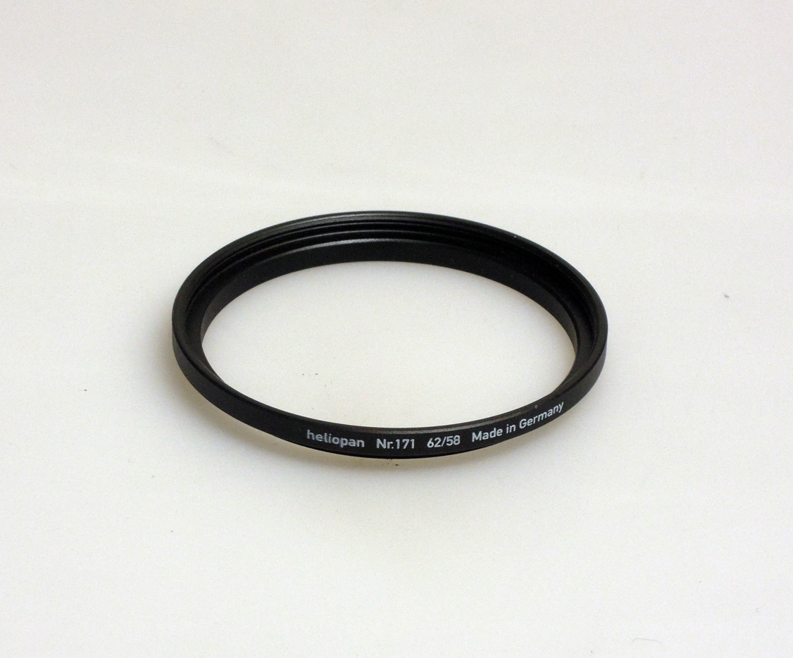 Heliopan adapter/stepping ring up to 62mm (filter)