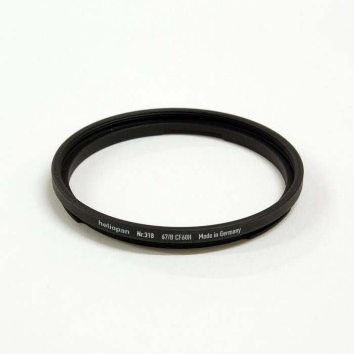 Heliopan adapter/stepping ring hasselblad bay60 to 67mm (filter)