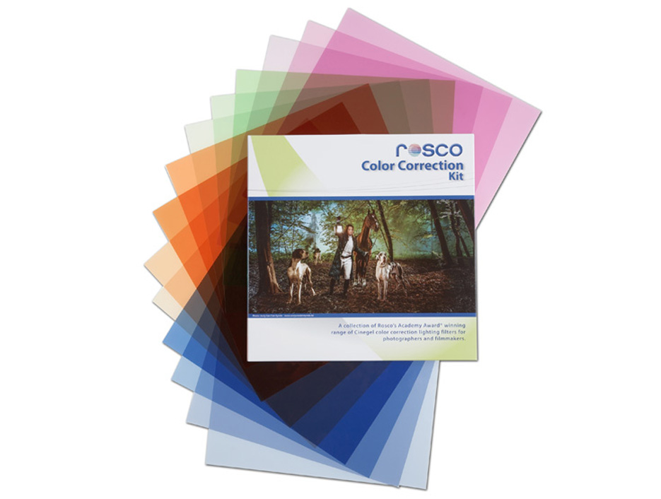 Rosco color correction photo filter kit. 30.48 x 30.48cm