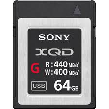 Sony 64gb xqd card