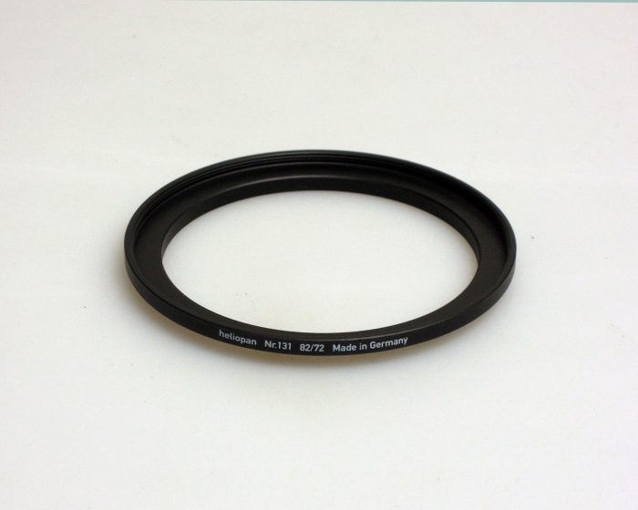 Heliopan adapter/stepping ring up to 82mm filter