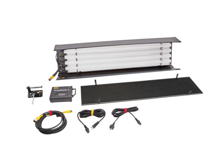 Kino flo freestyle t44 led dmx system (includes 4 x fs-48)
