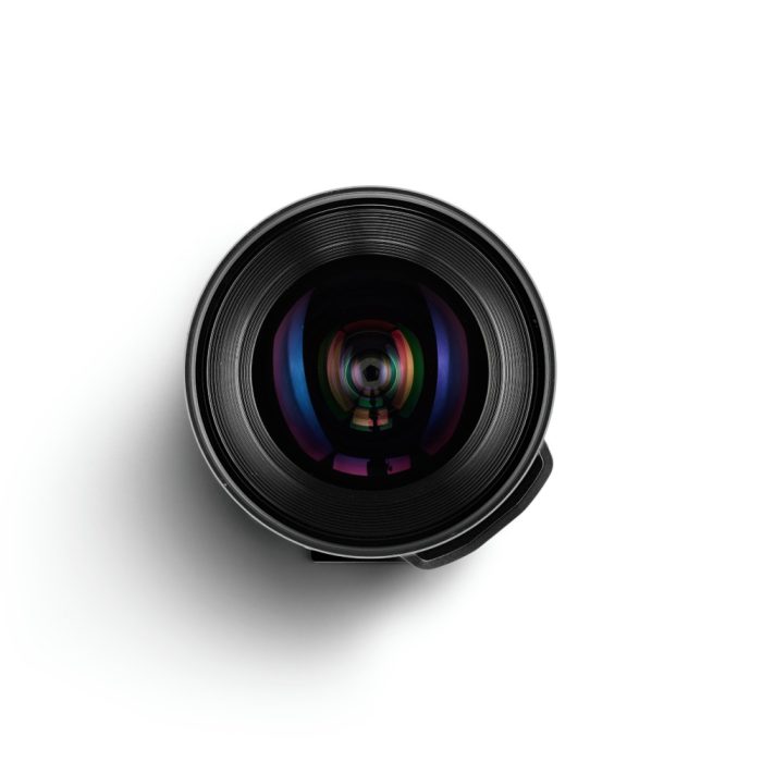 XT 32mm Tilt Lens Product Image Top White PNG 2023